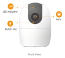 CÁMARA IP DOMO IMOU WI-FI, RANGER 2, COBERTURA DE 360°, H2.65, ALTA VOZ, MICRÓFONO