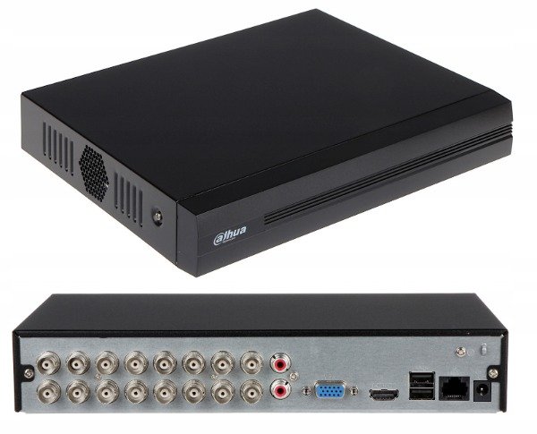  XVR DAHUA 16 CANALES + 2 IP, REPRODUCE 2MPX, GRABACION  1 MPX , H.265, AI CODING 1 HDD - SMD PLUS 8CH
