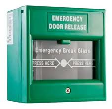 BOTON DE EMERGENCIA HIKVISION DE ROTURA DE VIDRIO, COLOR VERDE