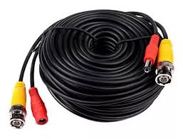 CABLE ARMADO , BNC Y ALIMENTACIÓN 30 MTS
