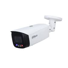 CAMARA BULLET DE 4 MP CON IR DE LUZ CÁLIDA DE 40 M, CMOS 1/2.7, LENTE FIJO DE 2,8 MM, IP67, WDR, POE Y AUDIO - FULL COLOR