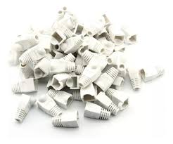 CAPUCHON BLANCO RJ45 CAT5/CAT6 (X100)