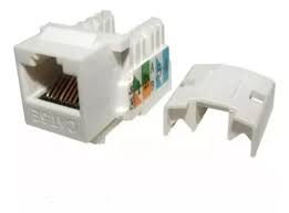 FICHA CONECTOR JACK REGUVOLT RJ45 RED UTP CAT 5E, AUTOCRIMPEABLE