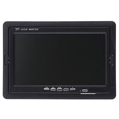 MONITOR 7 PULGADAS, 2 ENTRADAS DE VIDEO, RCA, SOPORTE , CONTROL REMOTO