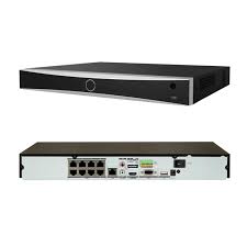 NVR HIKVISION 8 CANALES, ACUSENSE, H265+. GRABACIÓN HASTA 8 MP, CAPACIDAD DE DISCO DURO: 2 SATA MAX.