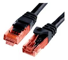 PATCH CORD CAT6 3M REGUVOLT NEGRO