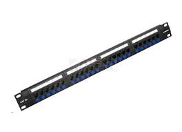 PATCHPANEL FURUKAWA 24P CAT.5E MULTILAN NEGRO