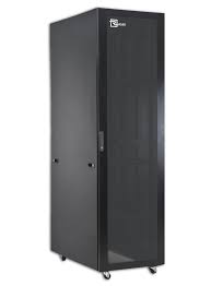 RACK 42U/800MM /  JUEGO DE RUEDAS, UNIDAD DE VENT. DE 4U., PUERTA TRASERA CIEGA INCLUIDOS (DESARMADO)