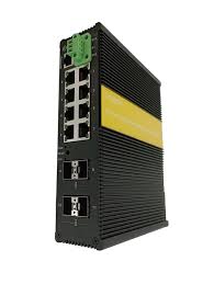 SWITCH CYGNUS CCTV INDUSTRIAL DE 8 PUERTOS ETHERNET POE+, 4 FIBRA SFP 10GB, ADMINISTRABLE, L2 120W