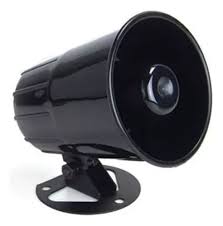 SIRENA INTERIOR PARA ALARMAS VEHICULARES, 6 TONOS, 120DB, 20W, 12V