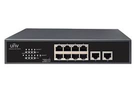 SWITCH CCTV ETHERNET UNIVIEW POE+ 8 DOWNLINK 100 MBPS,  2 UPLINK