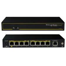 SWITCH CYGNUS 8 PUERTOS POE+ GB,  1 UP LINK GB RJ45, 1 SFP GB, NO ADMINISTRABLE, 90W