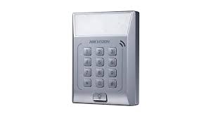 TERMINAL DE TARJETA HIKVISION, STANDALONE, 3000 TARJETAS, TECLADO, 12 VCC