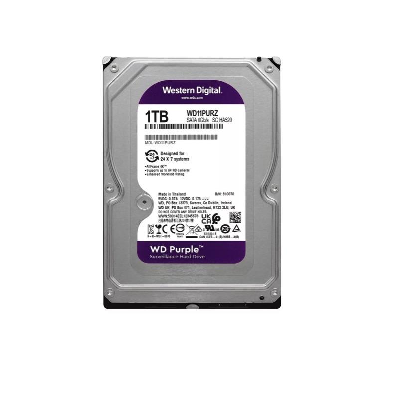 DISCO DURO INTERNO SATA III 1 TB WD PURPLE