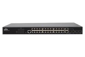 SWITCH CCTV ETHERNET UNIVIEW 24 POE, 2 UPLINK GIGABIT, 2 SFP, 2 COOLING FANS
