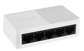 SWITCH ETHERNET 5 BOCAS HIKVISION NO ADMINISTRABLE 10/100