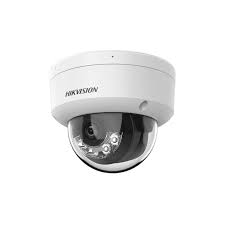 CAMARA HIKVISION IP 4 MPX DOMO, smart hybrid light, IR 30 Mts, MICROFONO INCORPORADO, IK08, IP 67, POE