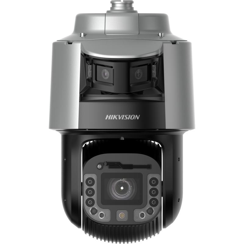 Domo PTZ Tandemvu, 4 Mpx, con cámara panoramica de 6 Mpx, 42X Zoom, 300 m IR y 30 m Luz Blanca, IP67/IK10