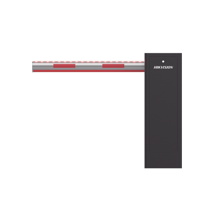 BARRERA VEHICULAR HIKVISION - 3 M DE LARGO, Brazo Iluminado Rojo/Verde