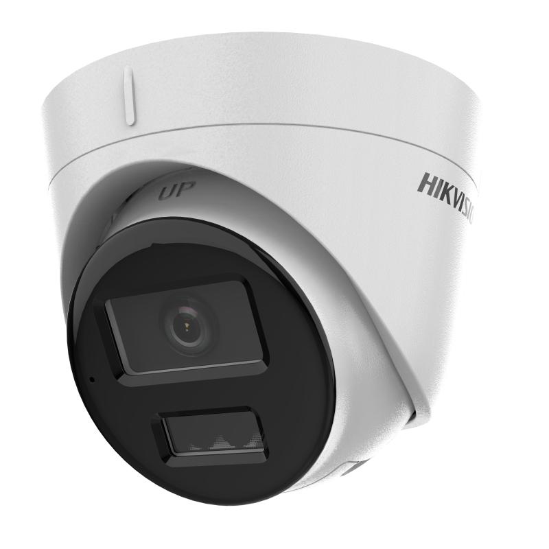 CAMARA HIKVISION IP 4 MPX DOMO TURRET, Smart Hybrid, Microfono POE, IR 30 MTS, IP 67
