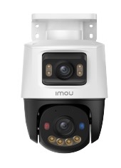 Camara IP IMOU POE  CRUISER LENTE DUAL PS70FP 8 mpx (5 mpx + 3 mpx), IR 30 mts, disuasión activa, Bidireccional, IP67