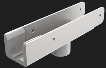 Accesorio Enganche para Brazos redondo anti-colisión por Impacto de Barreras Hikvision DS-TMG320