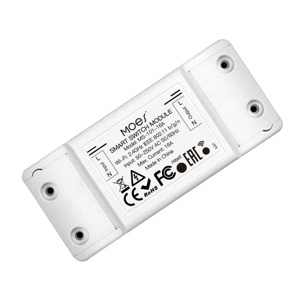 Módulo Wifi de 16A. Relay. Control por APP. 1 Canal - MOES