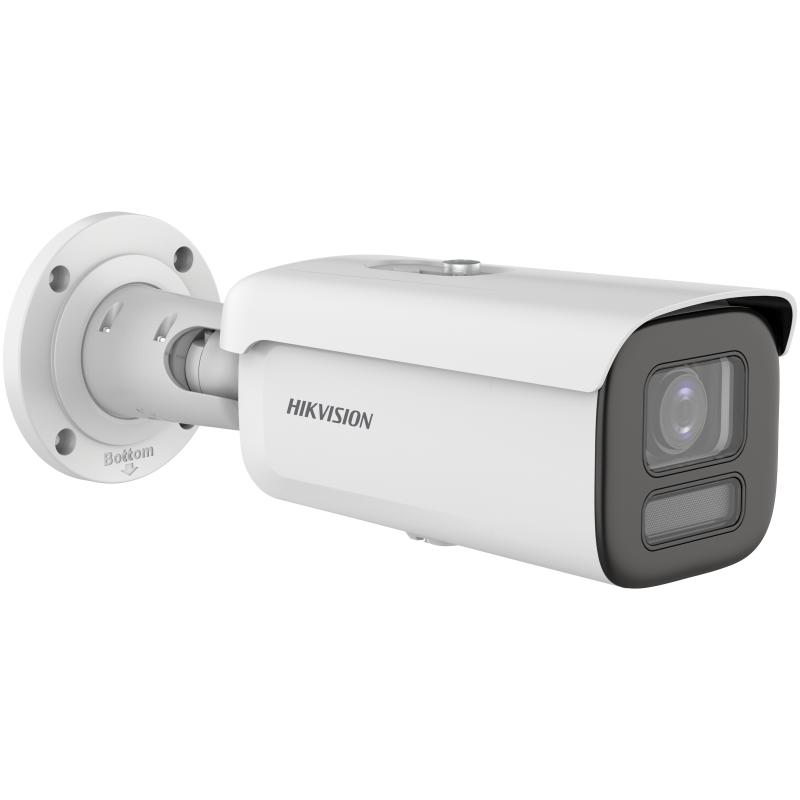 CÁMARA HIKVISION IP BULLET  4 MPX, 4 MPX, lente motorizada 2.8–12mm, Smart Hybrid Light, 60 mts, AcuSense 3.0, audio bidireccional, IP67, IK10