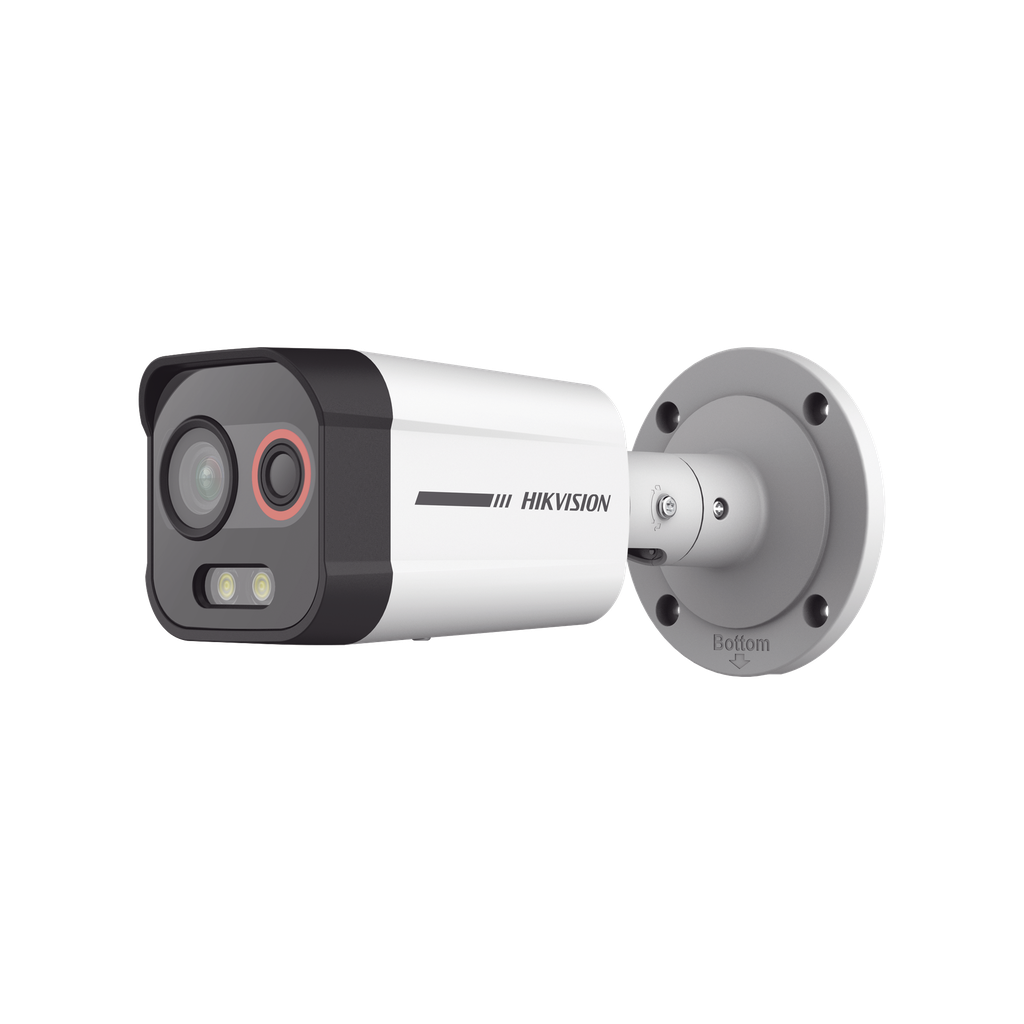CAMARA TERMICA HIKVISION, Biespectral para prevenir incendios, Detección de fuego, Medición de Temperatura, 4 MP, lente térmico 2 mm