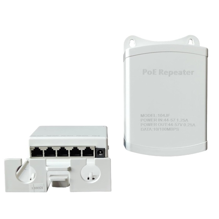 EXTENSOR GENERICO POE, 1 INPUT TO 4 OUTPUT