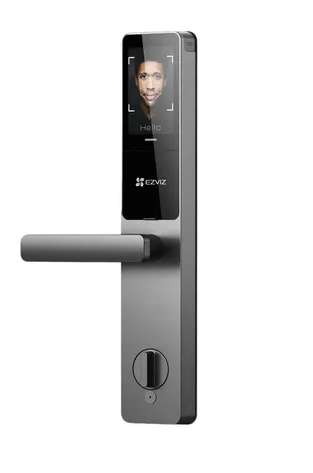 CERRADURA INTELIGENTE EZVIZ DL20FVS PLUS, WI-FI, FACIAL, PANTALLA 4", BATERIA