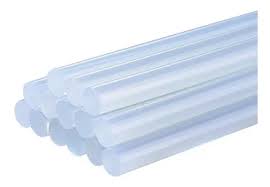 [BG-118J]  BARRA DE SILICONA IMPORTADA  CALIENTE TRANSPARENTE CRISTAL 11M (KG)
