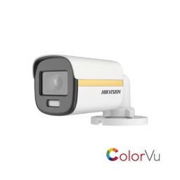 [DS-2CE10DF3T-F]  CÁMARA BULLET HIKVISION, COLOR VU, 2 MGPX, 2.8 MM, 98°, 20 METROS DE LUZ BLANCA, 12V, IP67