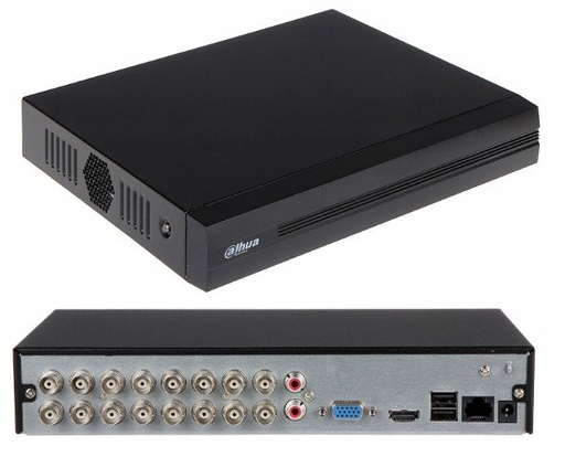 [XVR1B16-I]  XVR DAHUA 16 CANALES + 2 IP, REPRODUCE 2MPX, GRABACION  1 MPX , H.265, AI CODING 1 HDD - SMD PLUS 8CH