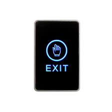 [EX812] BOTON DE SALIDA TOUCH CONTACTO, PANEL ACRÍLICO,  86*50MM, FUNCIONES NORMALMENTE ABIERTAS/CERRADAS,  12V