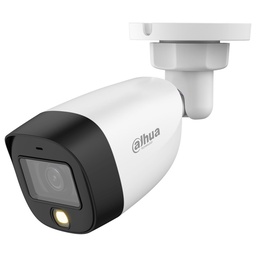 [HFW1209CP-A-LED-0280B] CAMARA DAHUA BULLET 2 MPX STARLIGHT IP67 FULL COLOR, MICROFONO,  IR 20 MTS 2.8 MM