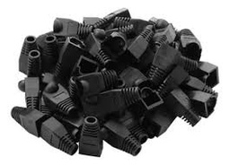 [RV-CAP-N] CAPUCHON RJ45 NEGRO X 100U. 