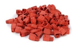 [RV-CAP-R] CAPUCHON ROJO RJ45 CAT5/CAT6 (X100)
