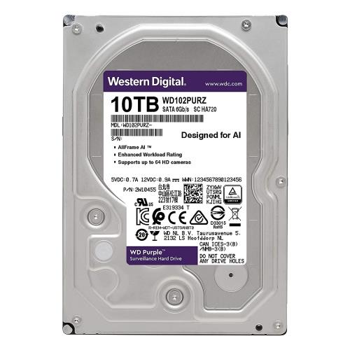 [WD102PURZ] DISCO HD SATA III 10TB WD PURPLE