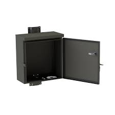 [GR01] GABINETE METALICO PARA POSTE 300X150X300  C/SOPORTE Y CONTRAFONDO
