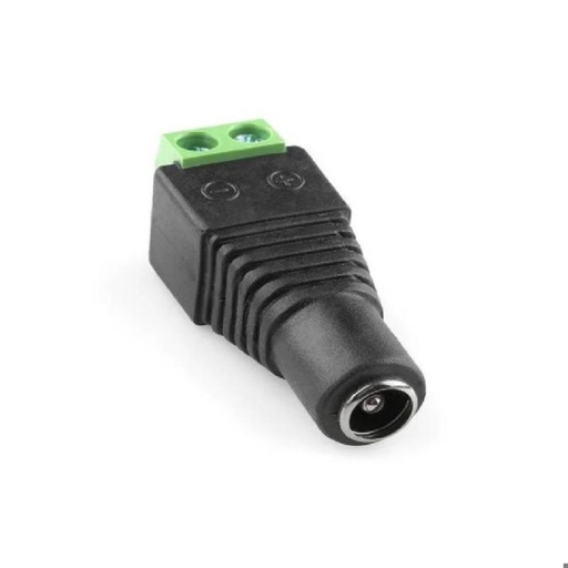 [AR-DC-HEMBRA] FICHA PLUG HEMBRA PARA ALIMENTACION CON BORNERAS