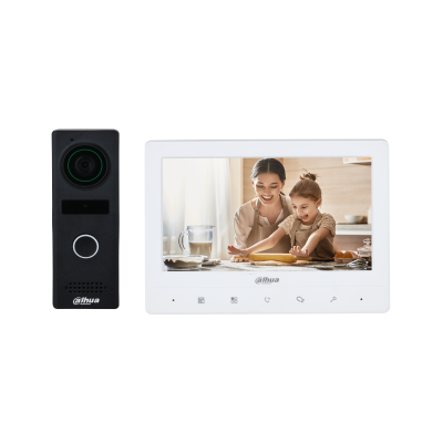 [KTA02M] KIT DAHUA ESTACIÓN EXTERIOR Y MONITOR ANÁLOGO,BOTÓN MECÁNICO, IK07, IP66, PANTALLA TFT 7 , FUNCIÓN DE VIDEOPORTERO: DESBLOQUEO, LLAMADA DE VOZ, VIDEOLLAMADA, CONTROL DE VOLUMEN, MONITOREO DE ENTRADA, BOTÓN MECÁNICO, INCLUYE MÚLTIPLES SONIDOS DE CAMPANA, RESOLUCIÓN 1024 X 600.