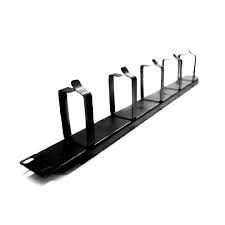 [RV-O-1U] ORGANIZADOR DE CABLE REGUVOLT DE 1U DE RACK DE 5 ANILLOS DE METAL