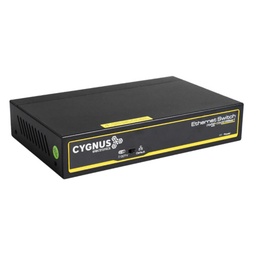 [﻿CY-S1004-60-S2﻿] SWITCH CYGNUS 4 PUERTOS POE 100MBPS + 2 UPLINK ETHERNET 100MBPS HASTA 60W