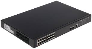 [﻿PFS4218-16GT-240﻿] SWITCH DAHUA POE ADMINISTRABLE DE RED DE CAPA 2, 16 PUERTOS POE, 2 PUERTO BASE-X, TRANSMISIÓN POE A LARGA DISTANCIA, ADMITE HI-POE