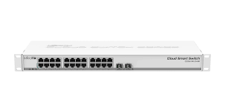 [CSS326-24G-2S+RM] SWITCH MIKROTIK 326-24G-2S+RM 24ETH 2SPF+