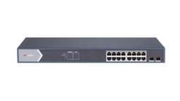 [DS-3E0518P-E-M] SWITCH POE HIKVISION DE 16 PUERTOS GIGABIT POE/POE+, + 2 UPLINK GIGABIT, NO ADMINISTRABLE, 802.3AF