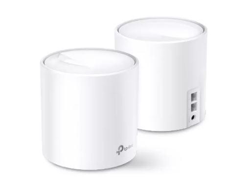 [DECO-X20-2] ACCESS POINT, ROUTER AX1800, SISTEMA WI-FI MESH TP-LINK DECO E4 BLANCO 100V/240V 2 UNIDADES, 1.201 MBPS EN 5 GHZ Y 574 MBPS EN 2.4 GHZ.