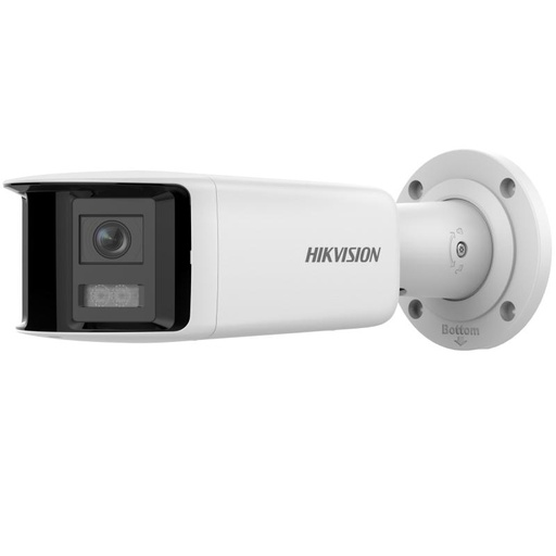 [DS-2CD2T46G2P-ISU-SL] CÁMARA HIKVISION IP BULLET  4 MPX, ACUSENSE (DARKFIGHTER), PANORÁMICA, IR 40 MTS, LUZ ESTROBOSCÓPICA ACTIVA Y ALARMA SONORA,  12VDC Y POE IP67