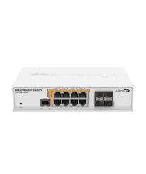 [CRS112-8P-4S-IN] SWITCH MIKROTIK 112-8P-4S-IN 8P GB POE + 4SFP S/F